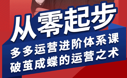 海神·拼多多运营进阶系统课(更新9月)-优优云网创