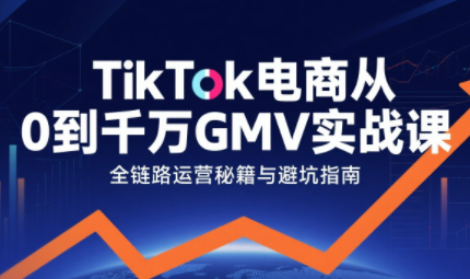 三千老师·TikTok电商从0到千万GMV实战课(更新)-优优云网创