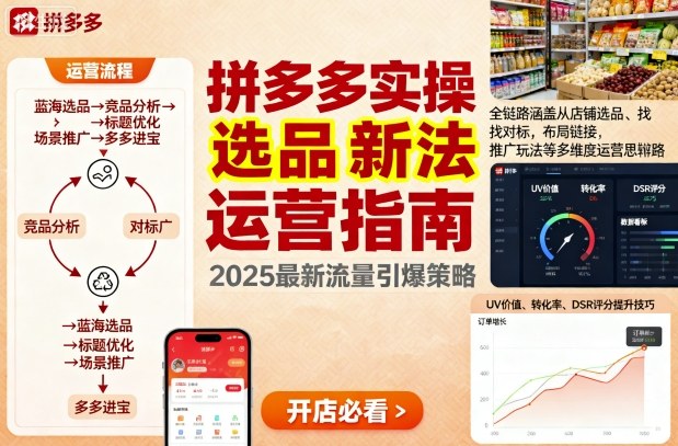 王校长9月12拼多多实操新玩法，全链路涵盖从店铺选品、找对标，布局链接，推广玩法等多维度运营思路(更新)-优优云网创