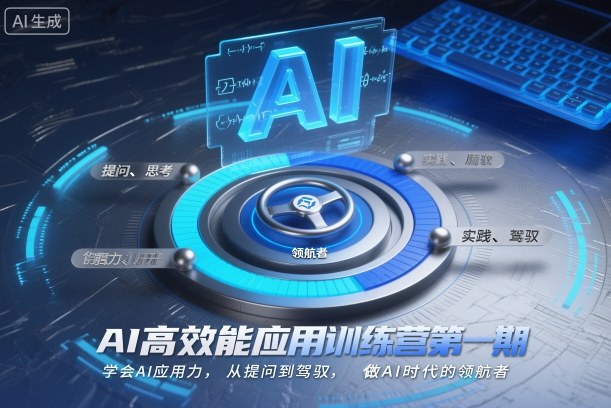 AI高效能应用训练营第一期，学会AI应用力，从提问到驾驭，做AI时代的领航者-优优云网创