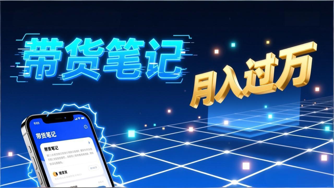 小红书爆款笔记带货实战：拆解封面标题正文全要素，手把手教你单篇笔记带货月入过万-优优云网创