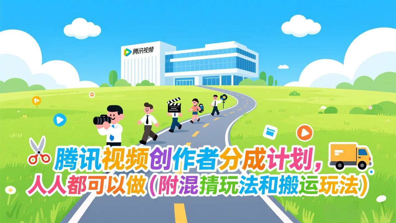 腾讯视频创作者分成计划,人人都可以做(附混剪玩法和搬运玩法-优优云网创