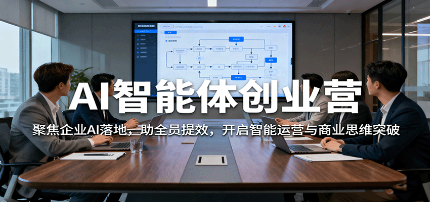 AI智能体创业营：聚焦企业AI落地，助全员提效，开启智能运营与商业思维突破-优优云网创