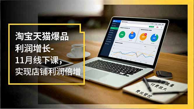 淘宝天猫爆品利润增长-11月线下课，免费流量、付费放大、费比管控，实现店铺利润倍增-优优云网创