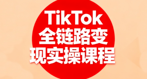 小杨老师·TikTok全链路变现实操课程-优优云网创