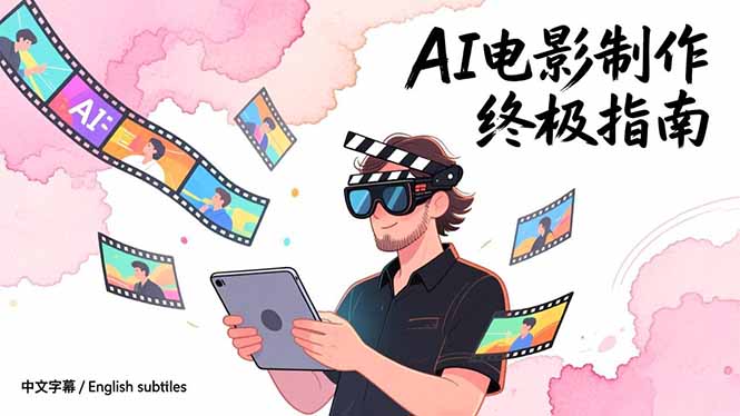 AI电影制作终极指南：从创意到成片，系统掌握智能影视全流程实战课(中英字幕-优优云网创